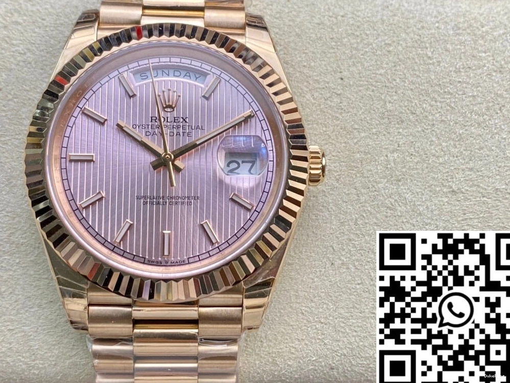 Rose EW Date Gold Factory Rolex M228235-0005 Day 0302